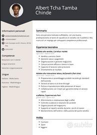 Addetto alle vendite o alla restaurazione