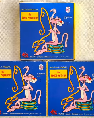 Pantera Rosa Super 8 Cartoni AVO Film Colore 1973