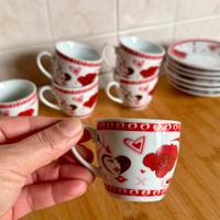 6 tazzine da caffe complete di piattino