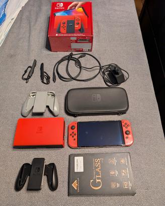 Nintendo switch oled Mario Red edition