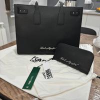 Borsa e portafoglio karl lagerfeld