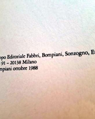 "il Pendolo di Foucault" - 1a Edizione '88  U. Eco
