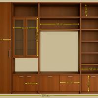 Mobile artigianale da soggiorno