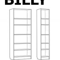 Libreria Billy Ikea MarroneChiaro nuova mai aperta