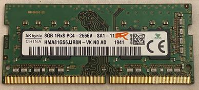 Sk hynix Memoria RAM DDR4 SO-DIMM 8 GB -2666 Mhz