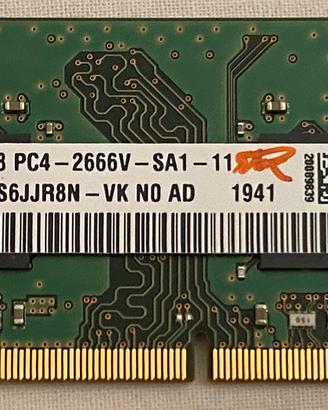 Sk hynix Memoria RAM DDR4 SO-DIMM 8 GB -2666 Mhz