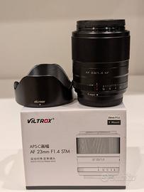 NUOVO Viltrox 23 mm F/1.4 per XF Fujifilm 23mm