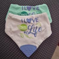 2 Bavaglini con massaggiagengive