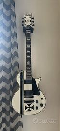 ESP LTD James Hetfield Iron Cross SW (Snow White)