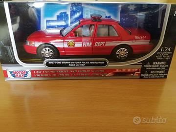 Modellino 1/24 Vigili del Fuoco America Ford