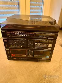 IMPIANTO HI-FI PHILIPS RETRÒ – DA RIPARARE / PEZZI