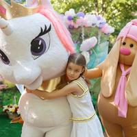 Mascotte unicorno pony principessa celestia