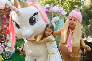 Mascotte unicorno pony principessa celestia