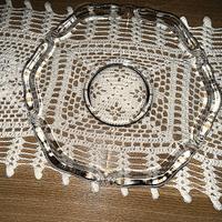 Centrotavola porta caramelle in vetro