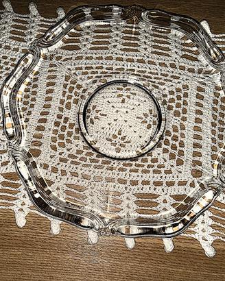 Centrotavola porta caramelle in vetro