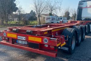 Semirimorchio ralletta allungabile portacontainer