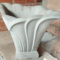 Fioriere svasate in cemento