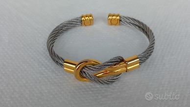 Bracciale bangle vintage nodo bitono🪢
