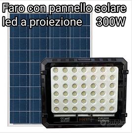 Fari con pannello solare versione 300W