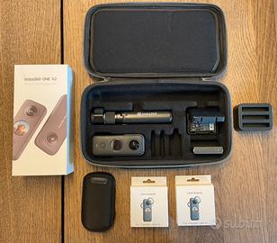 Insta360 X2 piu accessori originali