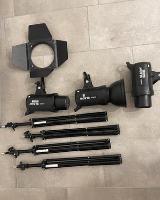 Set luci da studio Godox + treppiedi compatibili