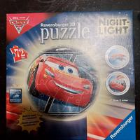 puzzle 3D Ravensburger-night light Saetta McQueen