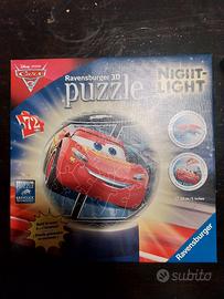 puzzle 3D Ravensburger-night light Saetta McQueen
