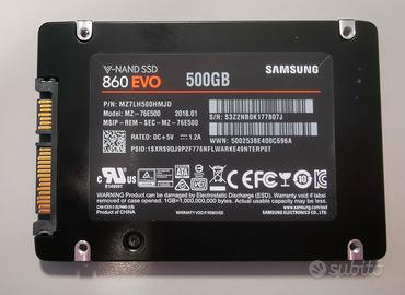 Hard disk ssd Samsung 860 Evo 500gb