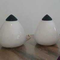 Rara coppia lampade Murano anni 70 con dimmer