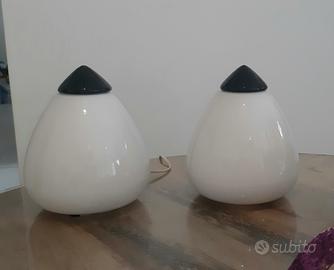 Rara coppia lampade Murano anni 70 con dimmer