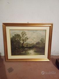 Cornice e quadro Paesaggistico di A. Kaufman