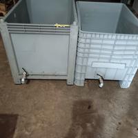 Contenitori in plastica con margherita