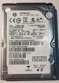 Hard Disk interno 2.5" 500Gb