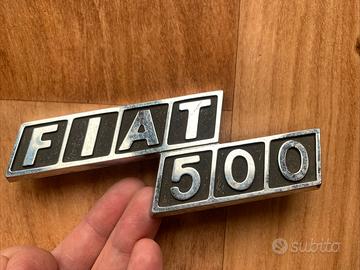 Scritta Fregio FIAT 500 in Plastica