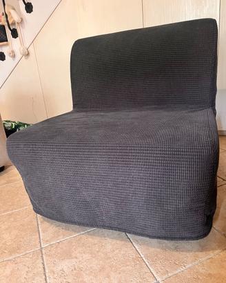 Poltrona letto LYCKSELE MURBO IKEA Vansbro grigio