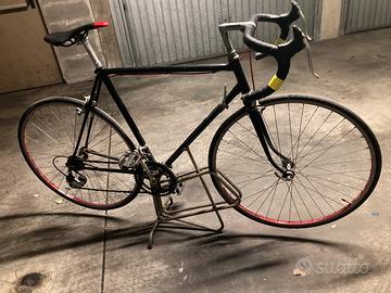 Bicicletta Corsa Legnano Restaurata Rosso Nera