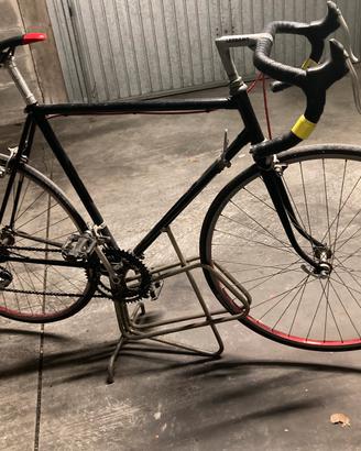 Bicicletta Corsa Legnano Restaurata Rosso Nera