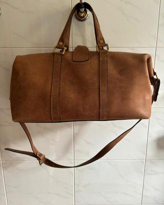 Borsa timberland in pelle scamoscita
