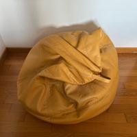 Pouf sacco in pelle