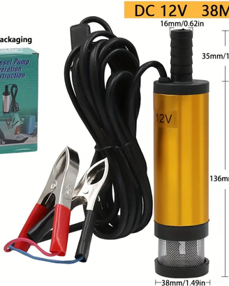 Pompa Elettrica Sommersa DC 12V 24V