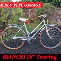 BIANCHI 26" Touring Bicicletta Epoca Vintage 