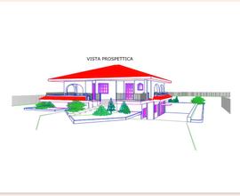 Terreno con progetto casa rurale