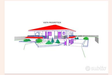 Terreno con progetto casa rurale