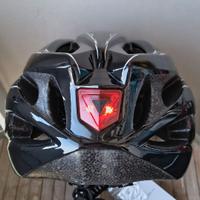 Casco bici led posteriore