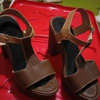 sandali tacco largo. altezza 11cm