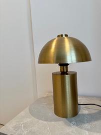 lampada / abat jour dorato