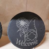 tagliere in ardesia welcome