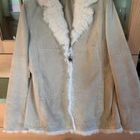 Giacca in pelle scamosciata donna