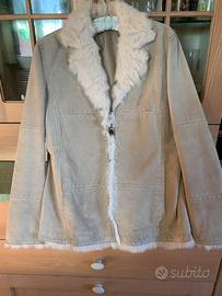 Giacca in pelle scamosciata donna