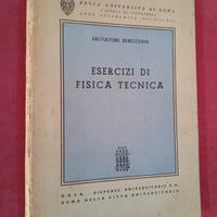 libro scientifico 1942-43 Esercizi fisica tecnica 